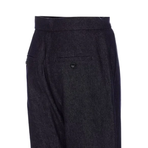 Max Mara Women Galizia Slim Fit Cotton Trousers